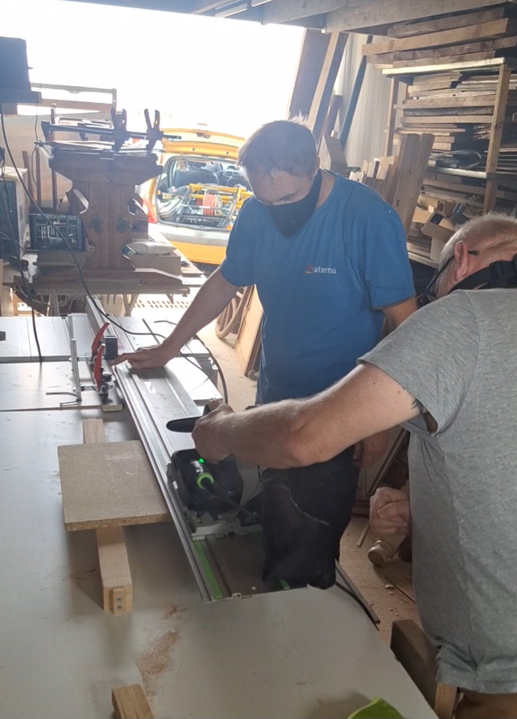 Apprentissage de la découpe