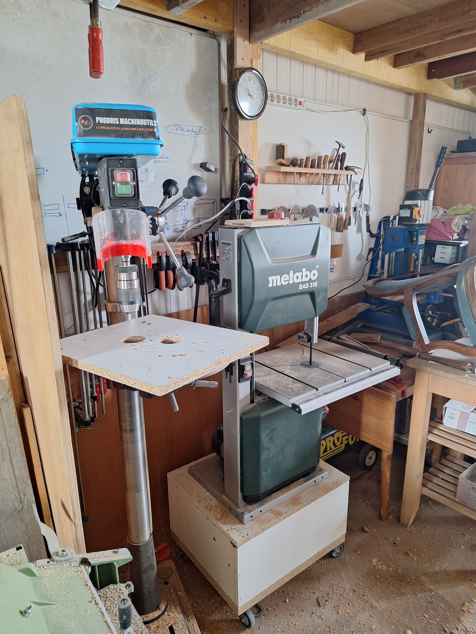 Équipement de l'atelier